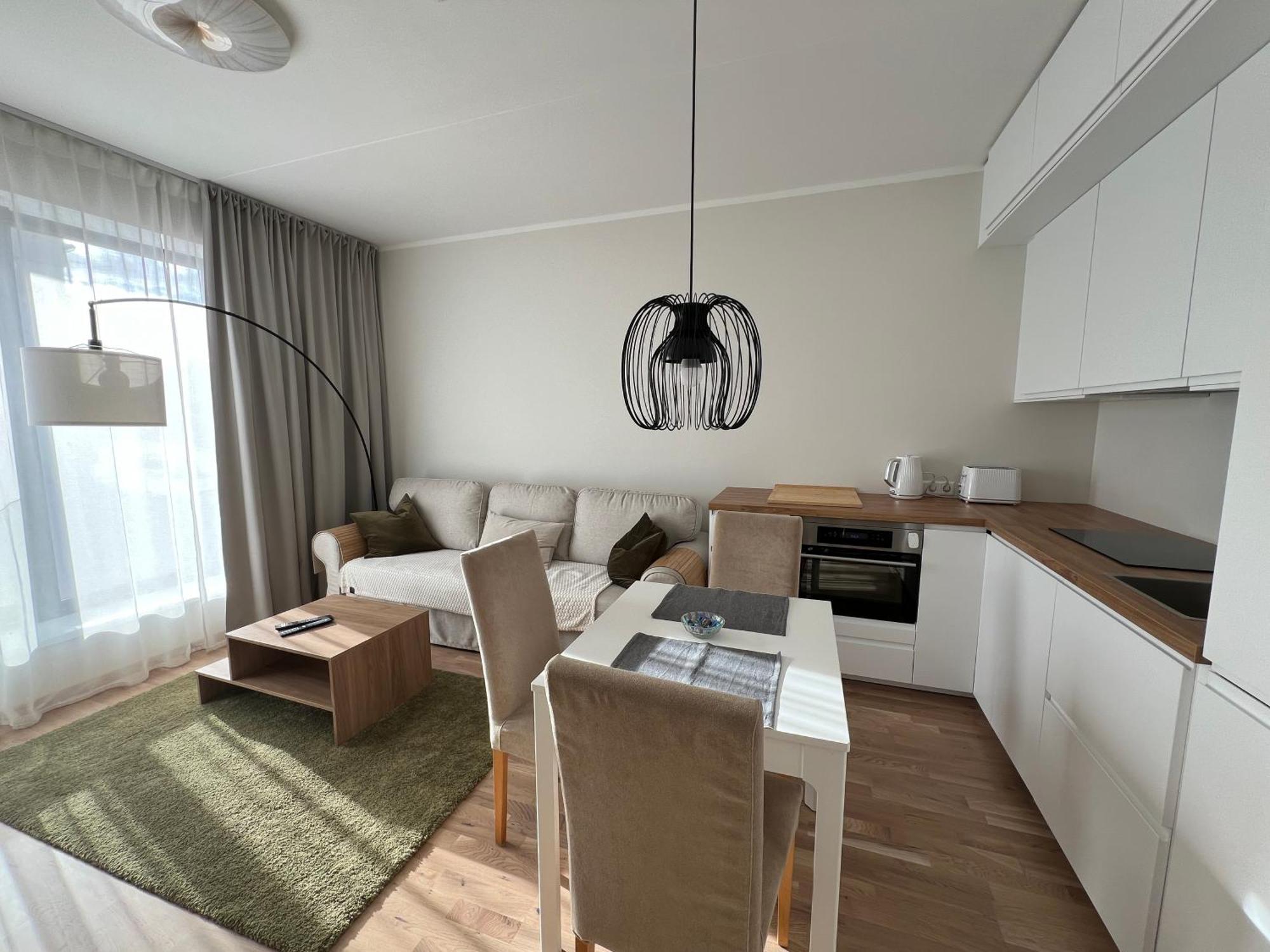 Korter Riia 22 Tartu Bagian luar foto