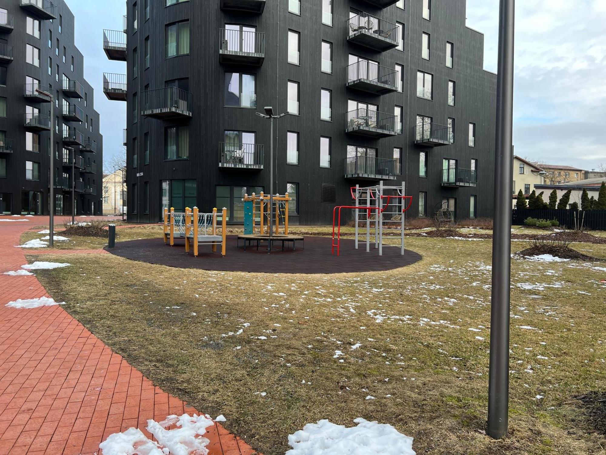 Korter Riia 22 Tartu Bagian luar foto